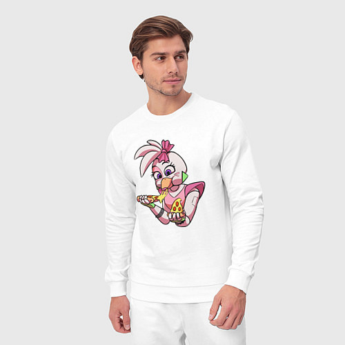 Мужской костюм Five Nights at Freddys: Security Breach - Глэмрок / Белый – фото 3