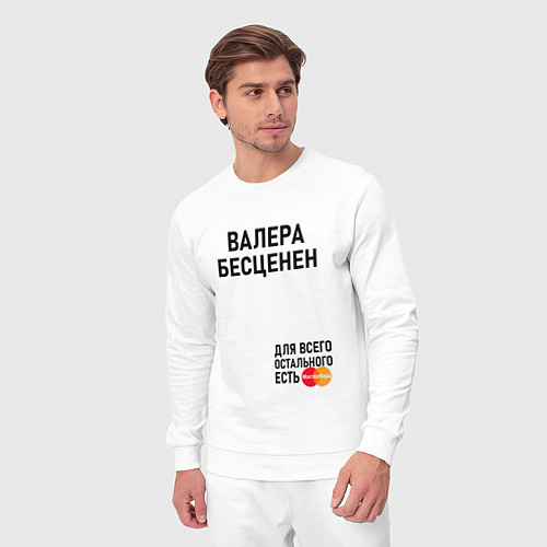 Мужской костюм ВАЛЕРА БЕСЦЕНЕН / Белый – фото 3