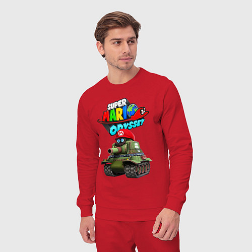 Мужской костюм Tank Super Mario Odyssey / Красный – фото 3