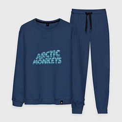 Костюм хлопковый мужской Надпись Arctic Monkeys, цвет: тёмно-синий