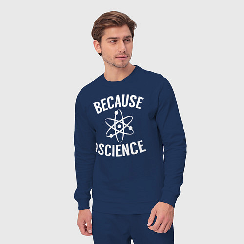 Мужской костюм Atomic Heart: Because Science / Тёмно-синий – фото 3