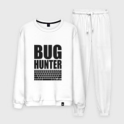 Костюм хлопковый мужской Bug Хантер, цвет: белый