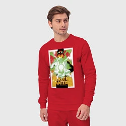 Костюм хлопковый мужской GREEN LANTERN Hal Jordan, цвет: красный — фото 2