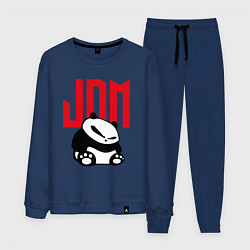 Костюм хлопковый мужской JDM Panda Japan Симпатяга, цвет: тёмно-синий