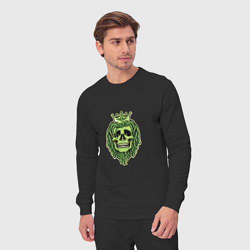 Мужской костюм Green Skull / Черный – фото 3