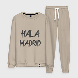 Костюм хлопковый мужской Hala - Madrid, цвет: миндальный