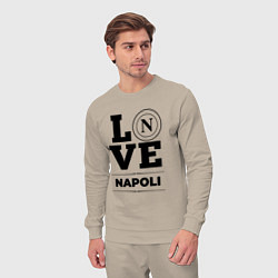 Костюм хлопковый мужской Napoli Love Классика, цвет: миндальный — фото 2