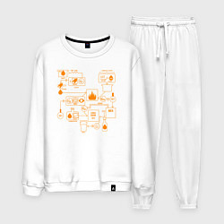 Мужской костюм Схема пивоварения