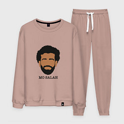 Костюм хлопковый мужской Mo Salah Liverpool, цвет: пыльно-розовый