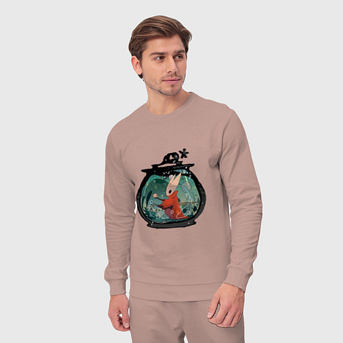 Мужской костюм Хорнет и ткачи / Пыльно-розовый – фото 3