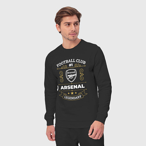 Мужской костюм Arsenal: Football Club Number 1 / Черный – фото 3