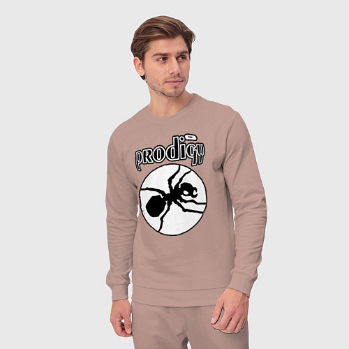 Мужской костюм The prodigy ant / Пыльно-розовый – фото 3