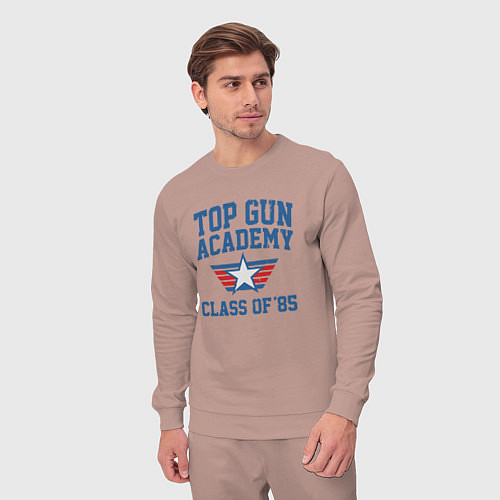 Мужской костюм TOP GUN Academy Class of 85 / Пыльно-розовый – фото 3