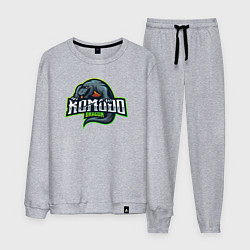 Костюм хлопковый мужской Comodo Dragon, цвет: меланж