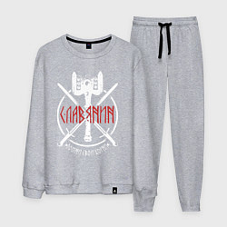 Мужской костюм Славянин, помни свои корни - эмблема