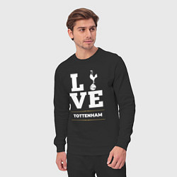 Костюм хлопковый мужской Tottenham Love Classic, цвет: черный — фото 2