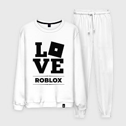 Костюм хлопковый мужской Roblox Love Classic, цвет: белый