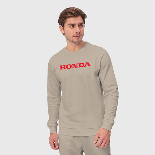 Мужской костюм HONDA ХОНДА LOGO спина / Миндальный – фото 3