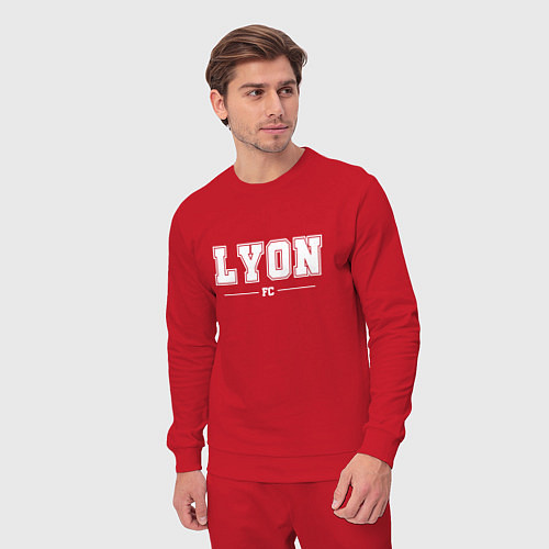 Мужской костюм Lyon Football Club Классика / Красный – фото 3