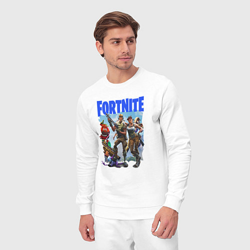 Мужской костюм FORTNITE ПЕРСОНАЖИ ИГРЫ / Белый – фото 3