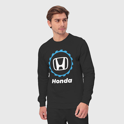 Мужской костюм Honda в стиле Top Gear / Черный – фото 3