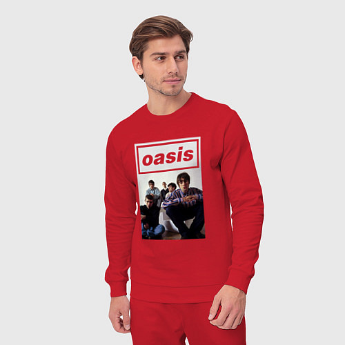 Мужской костюм Рок-группа OASIS / Красный – фото 3