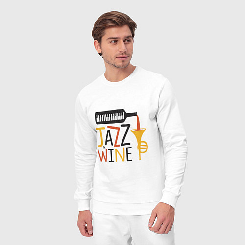 Мужской костюм Jazz & Wine / Белый – фото 3