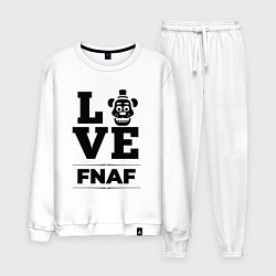 Костюм хлопковый мужской FNAF Love Classic, цвет: белый