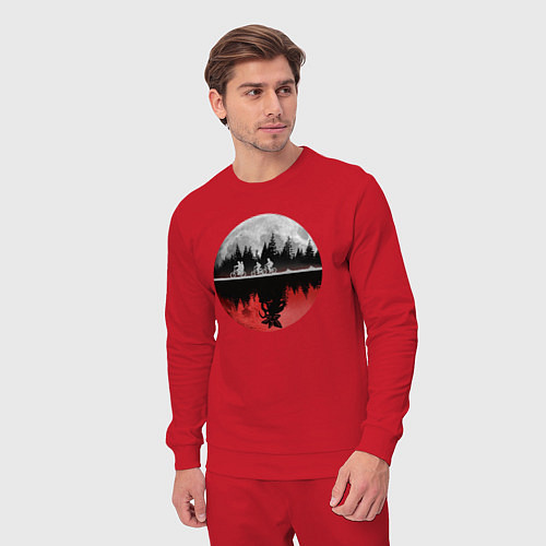 Мужской костюм Stranger Things Moon / Красный – фото 3