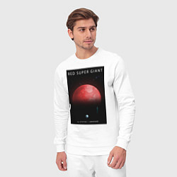 Костюм хлопковый мужской Red Super Giant Красный Сверхгигант Space Collecti, цвет: белый — фото 2