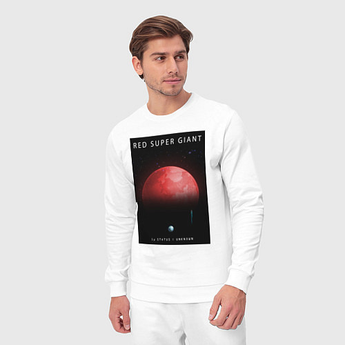 Мужской костюм Red Super Giant Красный Сверхгигант Space Collecti / Белый – фото 3