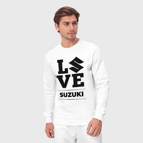 Мужской костюм Suzuki Love Classic / Белый – фото 3