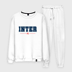 Костюм хлопковый мужской Inter FC Classic, цвет: белый