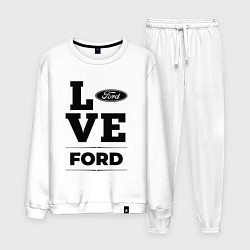 Костюм хлопковый мужской Ford Love Classic, цвет: белый