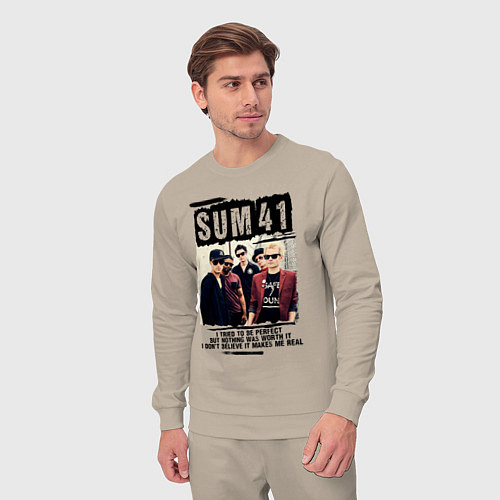 Мужской костюм SUM 41 PIECES / Миндальный – фото 3