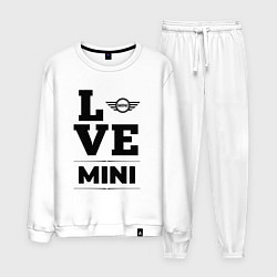 Костюм хлопковый мужской Mini Love Classic, цвет: белый