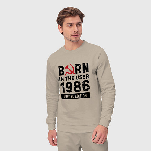 Мужской костюм Born In The USSR 1986 Limited Edition / Миндальный – фото 3