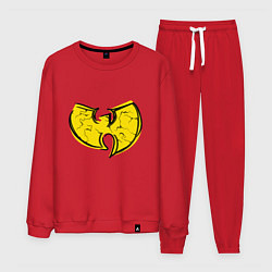Костюм хлопковый мужской Style Wu-Tang, цвет: красный