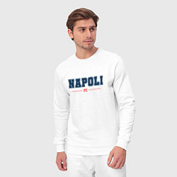 Костюм хлопковый мужской Napoli FC Classic, цвет: белый — фото 2