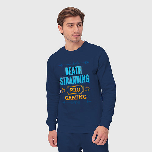 Мужской костюм Игра Death Stranding PRO Gaming / Тёмно-синий – фото 3
