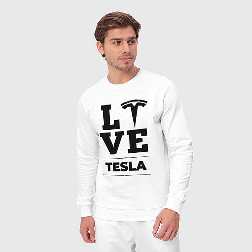 Мужской костюм Tesla Love Classic / Белый – фото 3