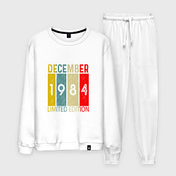 Костюм хлопковый мужской 1984 - Декабрь, цвет: белый