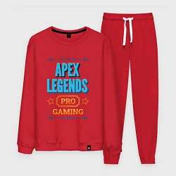 Костюм хлопковый мужской Игра Apex Legends pro gaming, цвет: красный