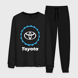 Костюм хлопковый мужской Toyota в стиле Top Gear, цвет: черный
