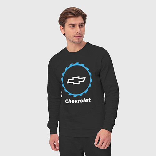 Мужской костюм Chevrolet в стиле Top Gear / Черный – фото 3
