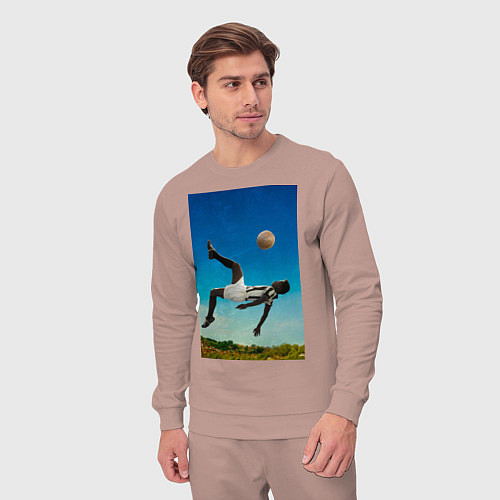 Мужской костюм Удар Пеле / Пыльно-розовый – фото 3