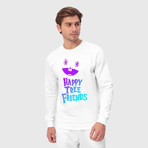 Мужской костюм Happy Three Friends - NEON / Белый – фото 3