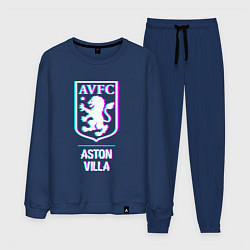 Мужской костюм Aston Villa FC в стиле glitch