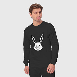 Костюм хлопковый мужской Bunny Funny, цвет: черный — фото 2