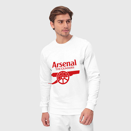 Мужской костюм Arsenal: The gunners / Белый – фото 3